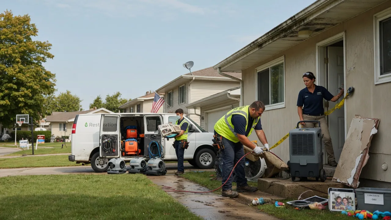 Water Damage Restoration in Taylor Ridge, IL near me